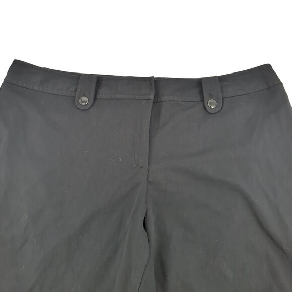 EUC JMS Dress Pants Ebony/Black Polyester Blend Womens 26WP Stretchy Flat - Picture 6 of 10